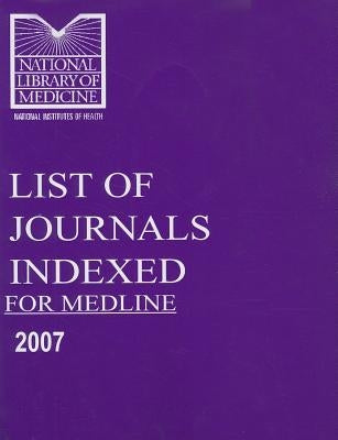 List of Journals Indexed for Medline by National Institutes of Health