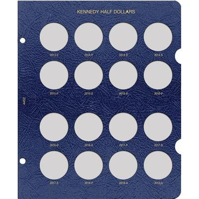 Kennedy Half Dollar Page, Dated 2013-2018 by Whitman Publishing Company