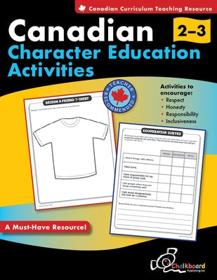 Canadian Character Education Activities Grades 2-3 by Turnbull, Demetra