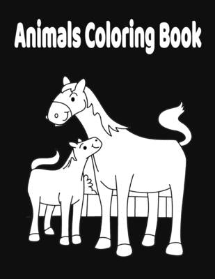 Animals Coloring Book: For kids by Class, Hsk