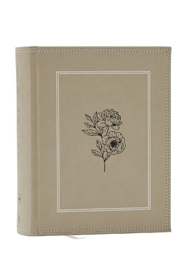 Nkjv, Journal the Word Bible, Large Print: Reflect, Journal or Create Art Next to Your Favorite Verses (Stone Leathersoft Over Board, Red Letter) by Thomas Nelson