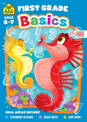 School Zone First Grade Basics 64-Page Workbook by Zone, School