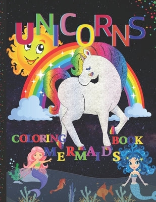 Unicorns & Mermaids Coloring Book: For Kids Ages 4-8 Who Love Fun and Fairy Activity Work Book by Tale, Magical Fairy