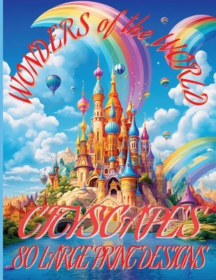 Wonders of the World: Cityscapes Coloring Book for Adults and Children by Lush, Jacob