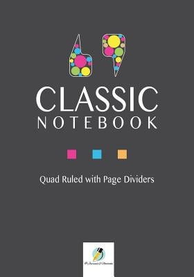 Classic Notebook Quad Ruled with Page Dividers by Journals and Notebooks