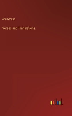 Verses and Translations by Anonymous