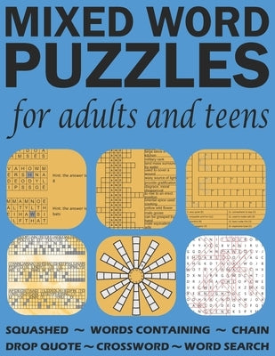 Mixed Word Puzzles for Adults And Teens: Fun and Vocabulary for Language Lovers by Designs, Waflob