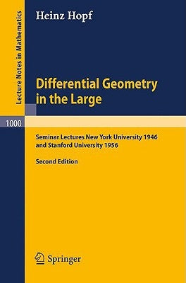 Differential Geometry in the Large by Hopf, Heinz