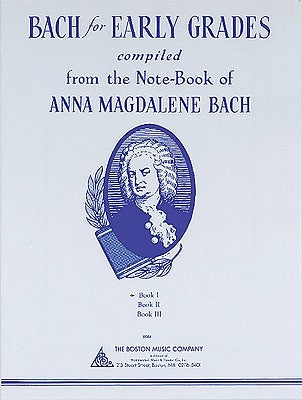 Bach for Early Grades, Book 1 by Bach, Johann Sebastian