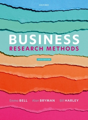 Business Research Methods 6e by Bell, Emma