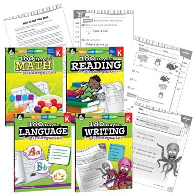 180 Days of Practice Grade K Bundle by Smith, Jodene