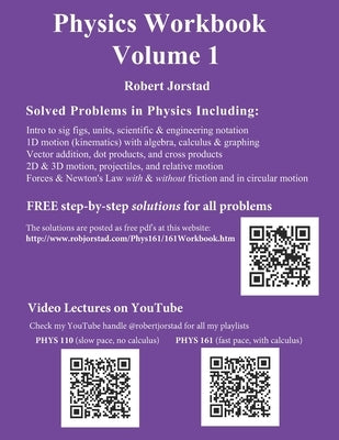 Physics Workbook Volume 1 by Jorstad, Rob