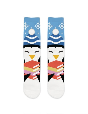 Penguin Reads Cozy Socks - Large by Out of Print