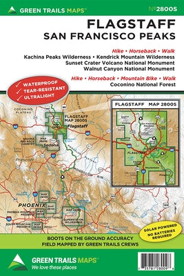 Flagstaff, AZ No. 2800s by Maps, Green Trails