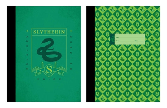 Harry Potter: Slytherin Composition Notebook Set (Set of 2) by Insight Editions