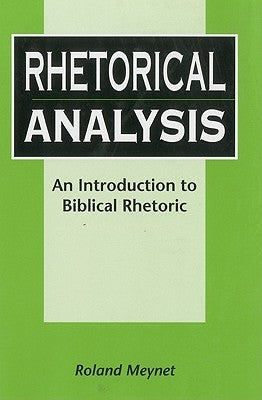 Rhetorical Analysis by Meynet, Roland