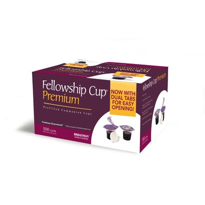 Fellowship Cup(r) Premium - Prefilled Communion Cups (500 Count): Includes Juice and Wafer with Dual Tabs for Easy Opening by Broadman Church Supplies Staff