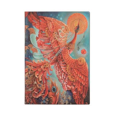Firebird MIDI Lined Softcover Journal, 176pg, 100gsm by Paperblanks (Birds of Happiness) by Paperblanks