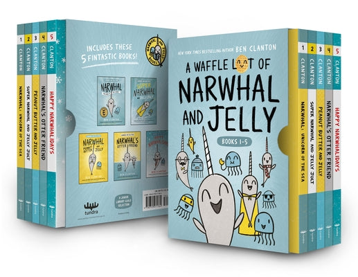 A Waffle Lot of Narwhal and Jelly (Hardcover Books 1-5) by Clanton, Ben
