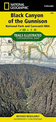 Black Canyon of the Gunnison National Park Map [Curecanti National Recreation Area] by National Geographic Maps