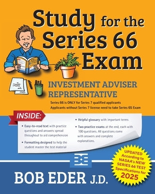 Study for the Series 66 Exam: Investment Adviser Representative by Eder, Bob