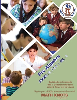 Pre-Algebra: Grades: 6-8 Vol - 1 by Vemuri, Gowri M.