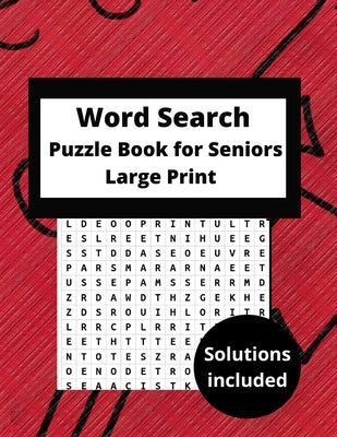 word search puzzle books for seniors large print: Keep your brain active funny word search adults Great puzzle book including all solutions. Many hour by Whitmore, William David
