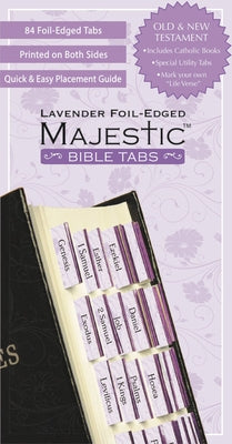 Majestic Bible Tabs Lavender by Claire, Ellie