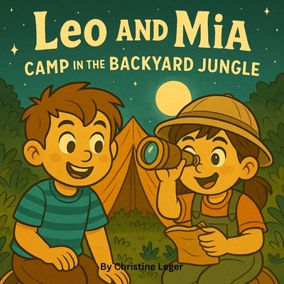 Leo and Mia Camp in the Backyard Jungle by Leger