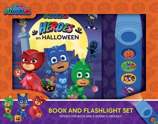 Pj Masks: Heroes on Halloween Book and 5-Sound Flashlight Set: Book and Flashlight Set [With Flashlight] by Pi Kids