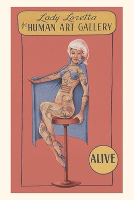 Vintage Journal Tattooed Lady Loretta by Found Image Press