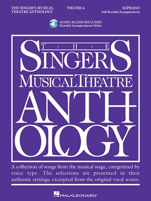The Singer's Musical Theatre Anthology: Soprano - Volume 4: Soprano Book/Online Audio by Walters, Richard