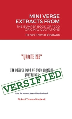 Mini Verse Extracts from "Quote Me" by Strudwick, Richard
