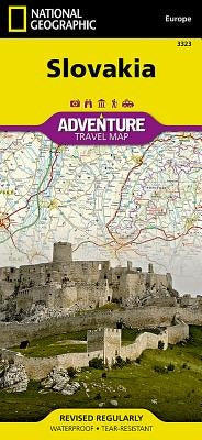 Slovakia Map by National Geographic Maps