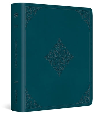 ESV Journaling Bible (Trutone, Deep Teal, Fleur-De-Lis Design) by Esv Bibles