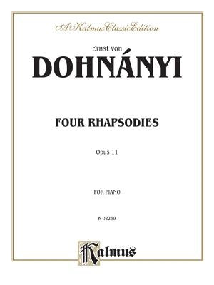 4 Rhapsodies, Op. 11 by Dohnányi, Ernst Von