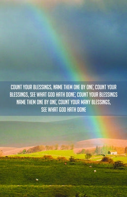 Blessings Bulletin (Pkg 100) General Worship by Broadman Church Supplies Staff