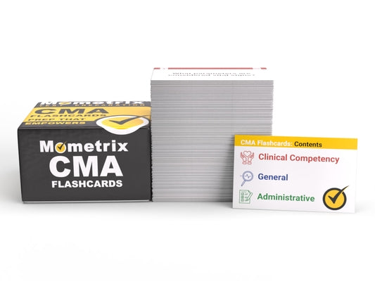 CMA Exam Preparation Flash Cards: CMA Test Prep Flashcard Study Guide for the Certified Medical Assistant Exam [Full Color Cards] by Mometrix