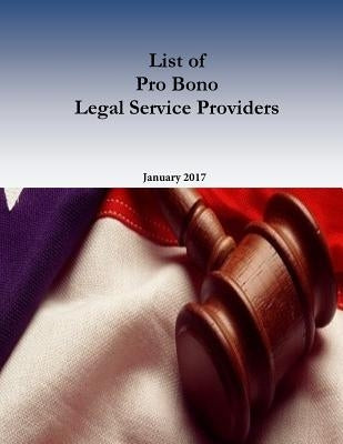 List of Pro Bono Legal Service Providers by Penny Hill Press