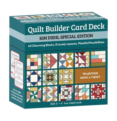 Quilt Builder Card Deck Kim Diehl Special Edition: 40 Scrappy Blocks, 8 Lovely Layouts, Plentiful Possibilities by Diehl, Kim