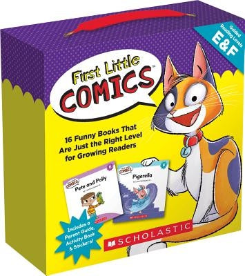 First Little Comics: Levels E & F (Parent Pack): 16 Funny Books That Are Just the Right Level for Growing Readers by Charlesworth, Liza