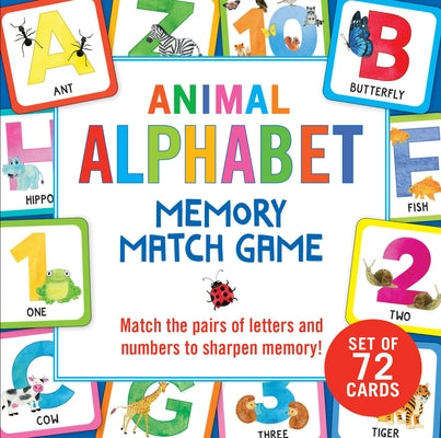 Animal Alphabet Memory Match Game (Set of 72 Cards) by Peter Pauper Press Inc