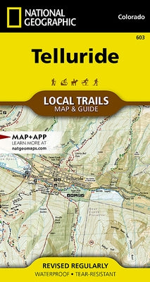 Telluride Map [Local Trails] by National Geographic Maps - Trails Illust