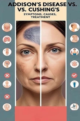 Addison's Disease vs. Cushing's - Symptoms, Causes, Treatment: Addison's disease occurs when your adrenal glands produce too little cortisol. Cushing by Evalina, Recardim Smith