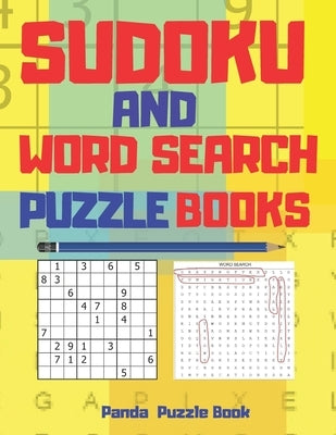 Sudoku And Word Search Puzzle Books: Adult Brain Games And Puzzles by Book, Panda Puzzle