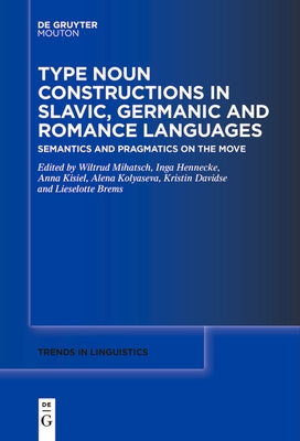 Type Noun Constructions in Slavic, Germanic and Romance Languages: Semantics and Pragmatics on the Move by Mihatsch, Wiltrud