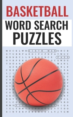 Basketball Word Search Puzzles: Puzzle Book for Adults 20 Games by Books, Orange Court