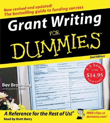 Grant Writing for Dummies by Browning, Beverly