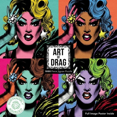Adult Sustainable Jigsaw Puzzle Art of Drag: 1000-Pieces. Ethical, Sustainable, Earth-Friendly by Flame Tree Studio