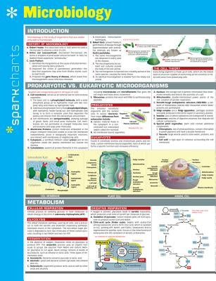 Microbiology Sparkcharts: Volume 42 by Sparknotes
